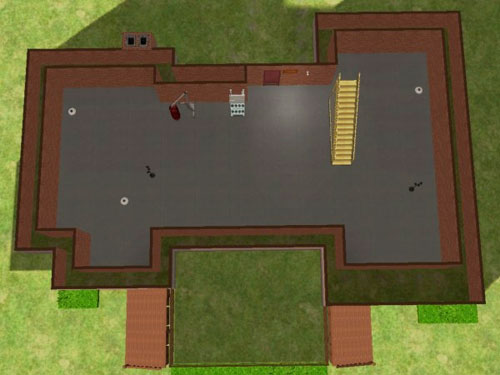 The basement from above