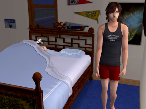 Castor leaves Carla sleeping in his bed