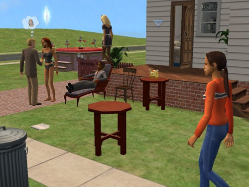 Damion has some old college friends over