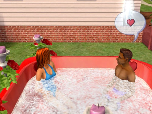 Damion and Lucy in the tub again, talking about love