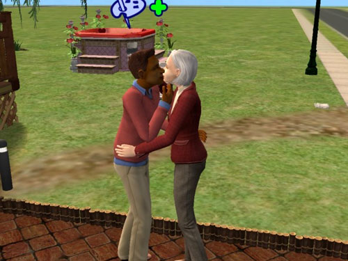 Dorian kissing Professor Jane Royce