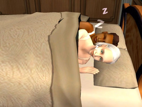 Damion and Professor Jane in the bed Damion and Professor Jane in the bed