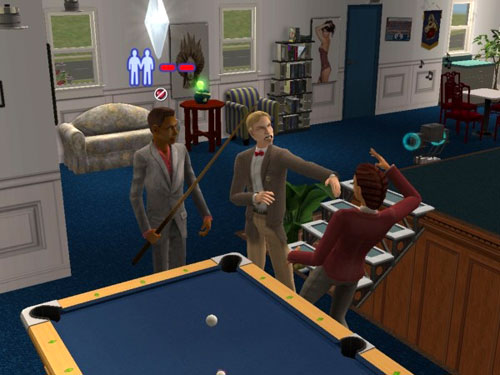 Professor whatsisname rejects Professor whatsername as Damion looks on