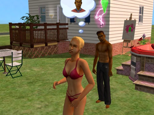 An attractive blonde thinks about Damion An attractive blonde thinks about Damion