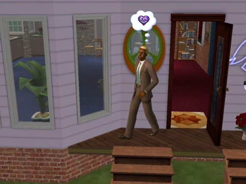 Dawson leaves for work, wearing a suit and thinking about woohoo