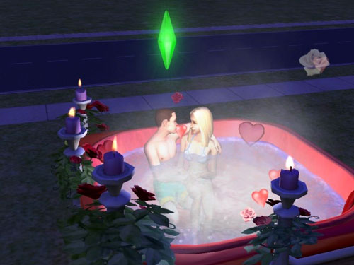 Hermes and Camryn in the hot tub (again)