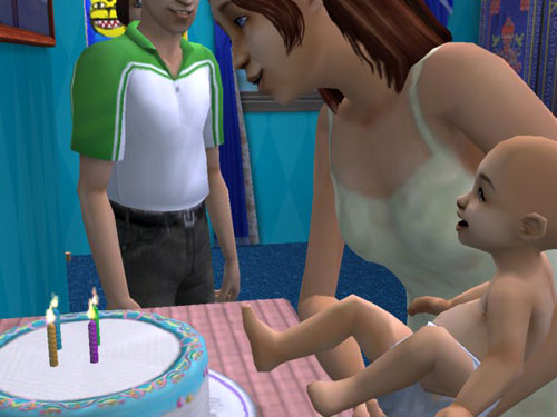 Jane takes her daughter to the Cake