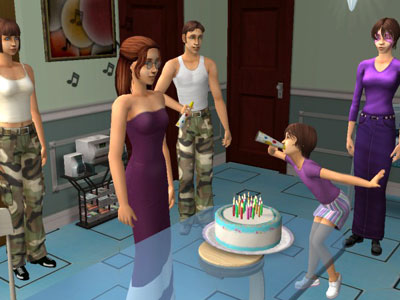 Jane at the cake