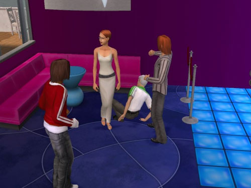 Eleanor walking away from the scene of the fight Eleanor walking away from the scene of the fight