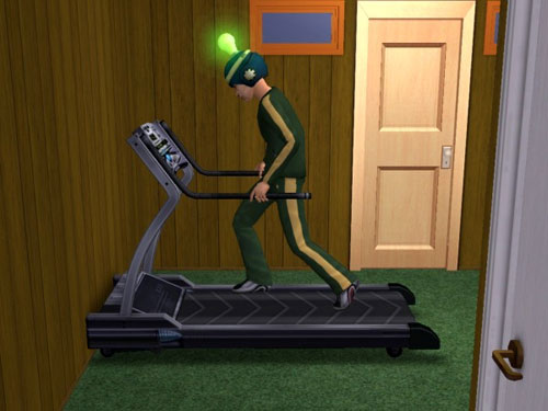 Martin on the treadmill