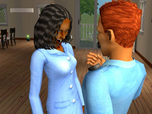 Ivy makes an arch suggestion to Remington Ivy makes an arch suggestion to Remington