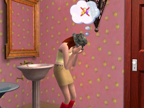 Sally cries about the bad party Sally cries about the bad party