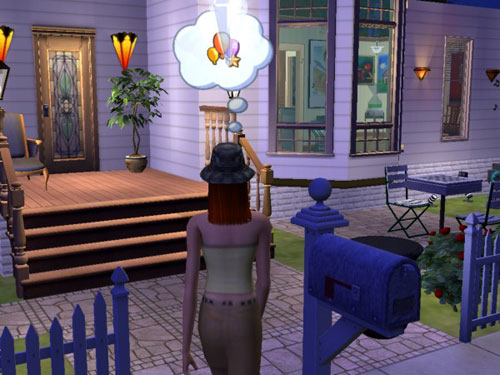 Sally thinks about a party Sally thinks about a party